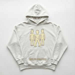 Sudadera con Capucha para Hombre, 500 g/m², Felpa de Algodón Ecológica, Bordada, Estilo Vintage Desteñido al Sol, Corte Holgado - Product Image 2