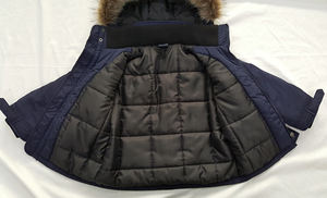 Veste parka doublée pour enfants de qualité supérieure, imperméable, manteau d'hiver avec capuche, coupe-vent, isolée, vêtements d'extérieur pour garçons et filles, vente en gros - Product Image 3
