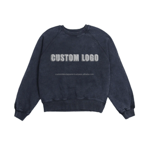 Última Llegada: Sudaderas con Capucha de Invierno de Corte Regular, Personalizadas con Serigrafía OEM, para Hombre, Lavadas y Desgastadas, 100% Algodón Terry Transpirable, Estilo Vintage con Cremallera - Product Image 1