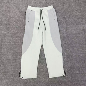 Survêtement unisexe en molleton personnalisé, de haute qualité, doux, uni, léger, surdimensionné, en coton mélangé French Terry, délavé à l'acide - Product Image 4