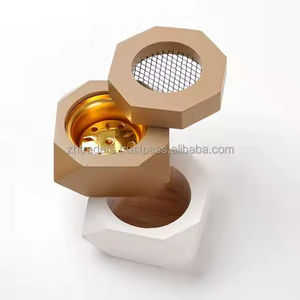 Traditional <b>Wooden</b> Incense <b>Burner</b> with Leather blue strips customizable color - Product Image 2