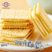 Machine de boulangerie industrielle multifonctionnelle SINOFUDE, ligne de production automatique de craquelins, de biscuits durs et de biscuits mous