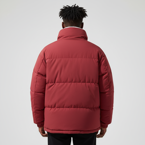 Chaqueta Bomber de Hombre Oversize con Cuello Alto, Logo Frontal, Impermeable, Transpirable, Forro de Lana, Estilo Urbano, Personalizable OEM - ¡Gran Oferta! - Product Image 6