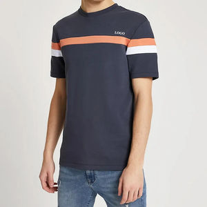 Camiseta de Manga Corta para Hombre, Cómoda, de Fabricantes Personalizados, Ropa Deportiva y Urbana, Transpirable, Cuello Redondo, Lisa, Teñida - Product Image 4