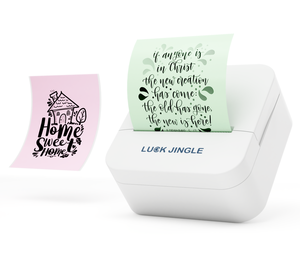 May mắn Jingle nhiệt xách tay mini logo máy in cho sinh viên Memo Tạp Chí Sữa in ấn - Product Image 2