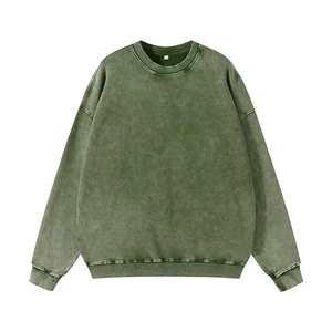 Sudadera de Cuello Redondo al por Mayor, Personalizada, de Invierno, Estampada, 100% Algodón, Lavada a la Piedra, Estilo Vintage, Lavado Ácido, por PROCESS IMPEX - Product Image 1