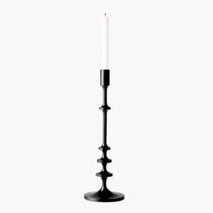 Bougeoir vintage en fer enduit noir à 3 bras bougeoir en fil européen pour décoration intérieure décoration de bouteille en verre de table - Product Image 6