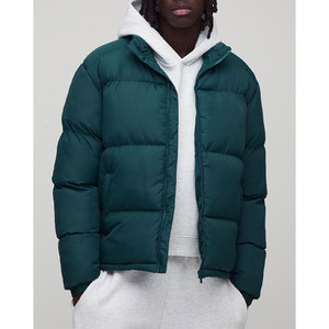 Veste matelassée à bulles pour hommes manteau d'hiver chaud matelassé vêtements d'extérieur isolés à capuche veste légère à la mode - Product Image 1