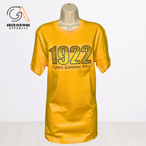 Sigma Gamma Rho เสื้อยืดริงเกอร์พรีเมี่ยมสำหรับผู้หญิงออกแบบลายปักด้วยตัวอักษรกรีกและลวดลายพี่น้อง - Product Image 4