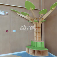 Étagère-Arbre sur Pied Moetry Design Personnalisé pour Chambre d'Enfant, Bibliothèque en Bois pour Enfants