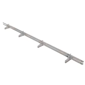 Boru şeklindeki kar koruma BORGE Lite 20x40mm dikiş çatı için