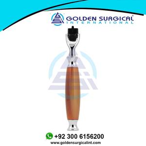 Beauty Potable Men <b>Razor</b> Handles for 3 Manual <b>Razor</b> Holder Safety Beard Shaving Handle Wooden - Product Image 5