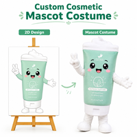 Costume de mascotte gonflable personnalisé, produit OEM ODM, costume de personnage avec logo personnalisé pour les événements de promotion de marque
