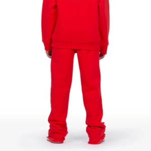 Haute qualité enfants Jogging survêtements pull à capuche et pantalons de survêtement pour les entraînements d'hiver motif solide en gros - Product Image 6
