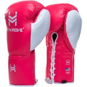 Top Quality Custom Made Lace-Up Boxing Training <b>Gloves</b> Genuine Cowhide Leather Anti-UV Full Finger Lightweight <b>Moisture</b> - Product Image 4