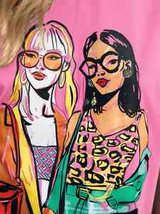 เสื้อยืดแขนสั้นผ้าฝ้าย 100% ระบายอากาศได้ดีสำหรับผู้หญิงในฤดูร้อน - Product Image 4