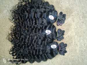 100% Indian Real Temple Remy Cabello humano Grado a Material - Product Image 6