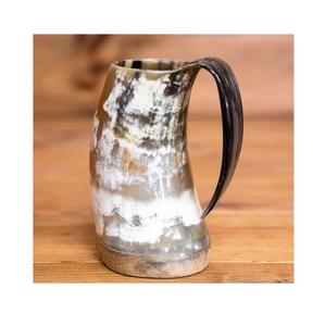 Authentic Eco-Friendly Viking Horn <b>Mug</b> Handmade Buffalo Horn Food Grade Medieval Style Religious Feng Shui Animal Beer <b>Mug</b> - Product Image 5