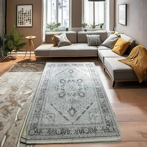 พรมปูพื้นขนสัตว์โค้งแบบมือที่ดีที่สุดทนทานและอ่อนนุ่มด้วยผ้าโพลีเอสเตอร์สองชั้นเพิ่มความพิเศษให้กับการตกแต่งบ้าน - Product Image 6