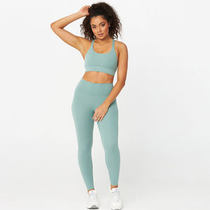 Women's High-Waisted Fitness <b>Leggings</b> with Elastic Waist Compression Tummy Control Solid <b>Pattern</b> Sports Yoga Pants-XXL Size - Product Image 5