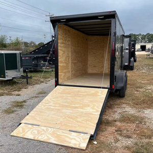 Remolque de Carga Cerrado de 6X12 con Capacidad de Carga de 7000 lb para Contratistas y Empacadores que Necesitan Seguridad, Compacto, Resistente y Fácil de Remolcar - Product Image 1