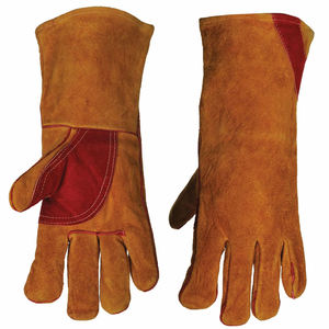 Gants de soudage en cuir en fibre de papier d'aluminium résistant à la chaleur extrême - Product Image 3