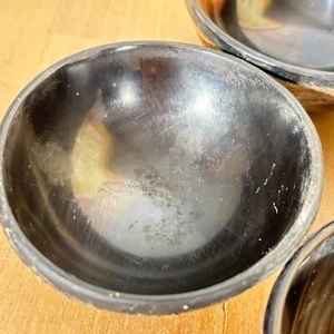 Bol à mélanger à salade en corne naturelle polie de haute qualité Gadgets de cuisine classiques lavables pour la maison hôtel restaurant - Product Image 4