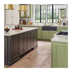 ตู้ครัว RTA ดีไซน์ทันสมัยวัสดุเซรามิกและไม้โอ๊คสไตล์ไม้เอ็มดีเอฟ - Product Image 6