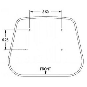 Ensemble de 4 coussins de siège de tracteur pour Massey Ferguson - Product Image 3