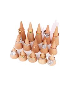 Soporte de exhibición de anillos de madera y acrílico Soporte de joyería moderno para vitrinas minoristas, ferias artesanales y colecciones personales - Product Image 4