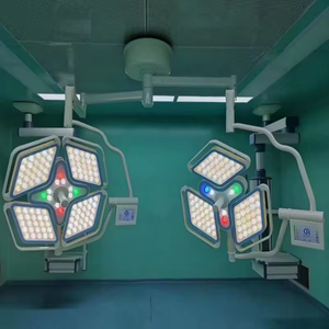 Lampe chirurgicale LED double tête LK/LED-700/500, 160 000 Lux, lampe d'opération sans ombre pour hôpital, équipement médical - Product Image 3