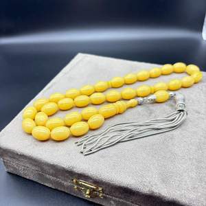 PERLES DE PRIÈRE LOOKING MUSLIM TASBIH ROSAIRE MUSULMAN Perles DE PRIÈRE Perles de prière musulmanes Résine Tasbih islamique - Product Image 5