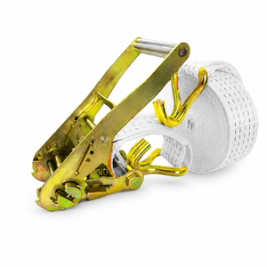 Correa de Amarre de Carga con Gancho en J de 2 Pulgadas, Directo de Fábrica, 3000 kg, Cinta de Poliéster Resistente al Desgaste, Longitud Personalizable Disponible - Product Image 1