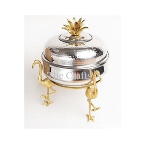 Ensemble de service de plats chauds pour mariage, écologique, en acier et aluminium, style classique, taille et forme personnalisables - Product Image 2