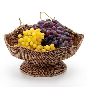 Cesta de frutas de ratán para la organización de la cocina, cestas de la más alta calidad, contenedores para verduras y pan. - Product Image 2