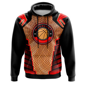 Offre Spéciale pulls à capuche sweats de sports d'équipe personnalisés sublimé polyester polaire coton mélangé sweats à capuche de sport - Product Image 2