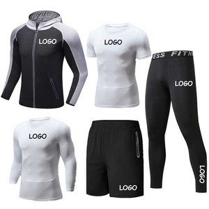 Vêtements de sport sans couture de haute qualité pour femmes grandes tailles, pantalons de jogging, t-shirt, sweat à capuche zippé, service OEM - Product Image 6