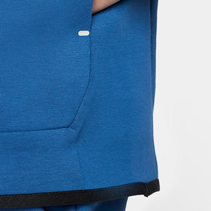 Men's High Quality Cotton French Terry Zipper-Up Eco-Friendly Hoodie <b>Thick</b> <b>Fleece</b> Streetwear Plain Dyed Solid Pattern for Winter - Product Image 5