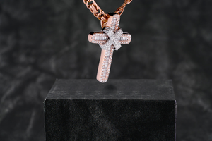 925 argent glacé mode croix pendentif à breloques Moissanite diamant pendentifs Hip Hop bijoux hommes femmes prix de gros en Stock - Product Image 4