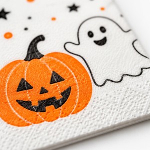 Halloween Party Napkins Printed Pumpkin Ghost Design Disposable <b>Paper</b> Napkins for Halloween Party Table Decor - Product Image 2