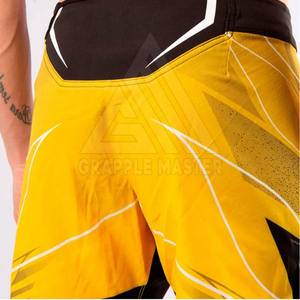 Shorts MMA personnalisables Grapple Master GM-6602 pour hommes – Logo personnalisé, directement de l'usine, confortables en Spandex/Polyester pour les arts martiaux - Product Image 6