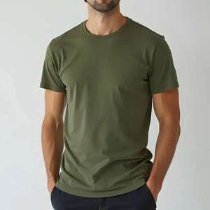 T-shirt en coton Supima de luxe avec un matériau ultra doux, extensible et au look élégant pour les sorties quotidiennes, le travail et les voyages - Product Image 3