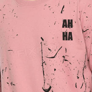 เสื้อกันหนาวพิมพ์ลายสไตล์เกาหลีสำหรับผู้ชายเสื้อสเวตเชิ้ตแนวสตรีทเสื้อสเวตเชิ้ตผ้าคอตตอนคุณภาพสูง100% - Product Image 5