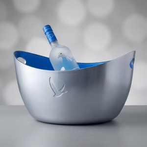 Cubo de Hielo de Doble Pared para 4 Botellas, Acabado Plástico con Luces LED para Salón y Club, OEM, Personalizado OEM - Product Image 4