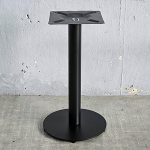 Base de table basse ronde de style industriel en fer de 39 cm, durable, en bois de manguier et ciment, mobilier traditionnel pour salon - CHBCF021 - Product Image 3