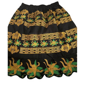 New Printed Women Embroidery <b>Skirts</b> High Quality Island Wear Printed Cotton Women Embroidery <b>Skirt</b> - Product Image 3