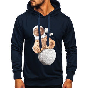 Personalizado nuevos hombres de algodón poliéster impreso sudaderas con capucha precio barato hombres moda estilo invierno sudaderas con capucha - Product Image 5