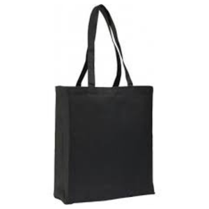 Bolsa de Mano de Algodón Reutilizable Ecológica con Asas de Cinta y Cuerda, Logotipo Personalizado, Estampado de Letras de Dibujos Animados, Bolsa de Compras Resistente - Product Image 2