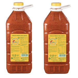 Rehausseur de nourriture Nouveau fabricant en gros Vietnam Top Oem Top Chilica Sauce chili fraîche en vrac Top vente 4536g (160 oz) - Product Image 1