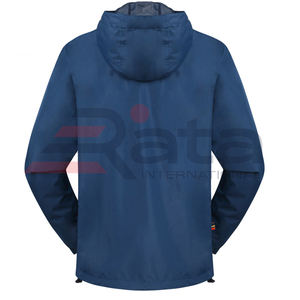 Chaqueta con Capucha de Lona Suave, 100% Poliéster, Transpirable, Resistente al Viento, Ecológica, Talla Grande, para Hombre, Invierno, Impermeable, de Secado Rápido - Product Image 3